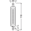 4058075432734 Osram LESLIM118100 11W/827 230V R7S FS1 Produktbild Additional View 3 S