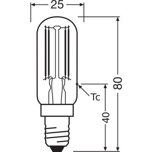 4058075432963 Osram LEDT2655 6,5W/827 230V FIL E14 FS1 Produktbild Additional View 4 L