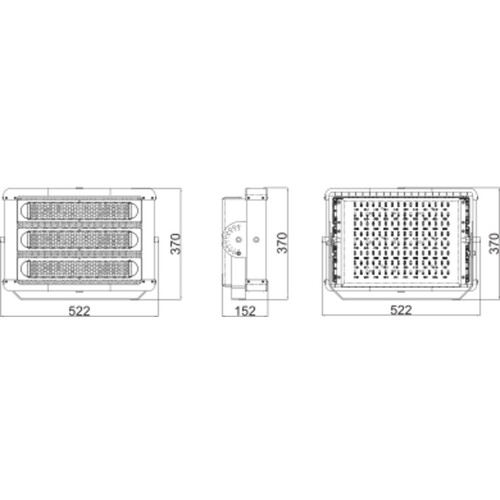 4058075372498 Ledvance ECOHPFLOOD 300W 857 W40500LM BK VS1 Produktbild Additional View 1 L