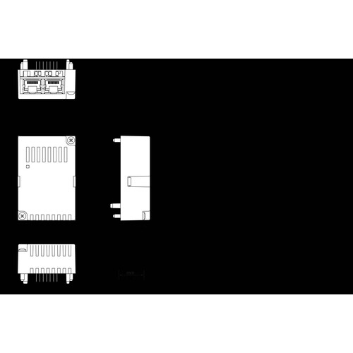 7KM9300-0AE02-0AA0 Siemens Erweiterungs modul Ethernet Profinet V3 steckbar Produktbild Additional View 1 L