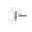 114622 Isoled R7s LED Stab SLIM, 10W, L: 118mm, dimmbar, warmweiß Produktbild Additional View 1 S