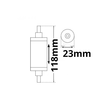 114622 Isoled R7s LED Stab SLIM, 10W, L: 118mm, dimmbar, warmweiß Produktbild Additional View 2 S