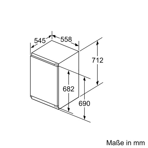 GIV11AFE0 Bosch Einbau-Gefrierschrank 71.2 x 55.8 cm Produktbild Additional View 5 L