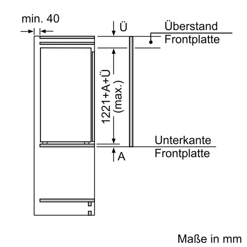 KIF41ADD0 Bosch Einbau-Kühlautomat 122.5 x 56 cm Produktbild Additional View 5 L