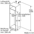 KIL72AFE0 Bosch Einbau-Kühlautomat 158 x 56 cm Flachscharnier Produktbild Additional View 5 S