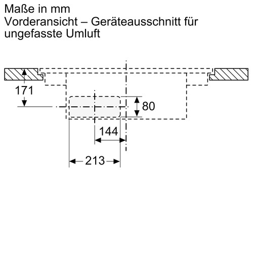 PXX801D67E Bosch Induktionskochfeld mit Dunstabzug, autark Produktbild Additional View 5 L