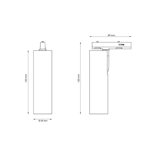 320600 SG Leuchten ZIP TUBE MICRO weiß 5,5W LED 2700K Produktbild Additional View 1 L