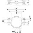 1362432 Obo ASG 732 36 G Abstandschelle mit Gewindeanschluss M6 30 36mm Stahl g Produktbild Additional View 1 S