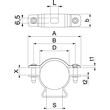 1362776 Obo ASL 733 36 G Abstandschelle mit Langloch 30 36mm Stahl galvanisch v Produktbild Additional View 1 S