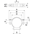 1362784 Obo ASL 733 53 G Abstandschelle mit Langloch 44 53mm Stahl galvanisch v Produktbild Additional View 1 S