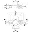 1362808 Obo ASL 733 14 ALU Abstandschelle mit Langloch 12 14mm Alu Produktbild Additional View 1 S