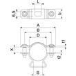 1362818 Obo ASL 733 25 ALU Abstandschelle mit Langloch 20 25mm Alu Produktbild Additional View 1 S