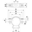 1362826 Obo ASL 733 36 ALU Abstandschelle mit Langloch 30 36mm Alu Produktbild Additional View 1 S