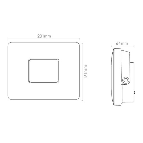 630025 SG Leuchten FLOM MAXI SENSOR 42W LED 3000K, graphit Produktbild Additional View 1 L