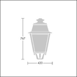 96269230 Thorn EP 145 LED 24L35 BP NR 730 RS/MTP F5M Produktbild Additional View 1 S