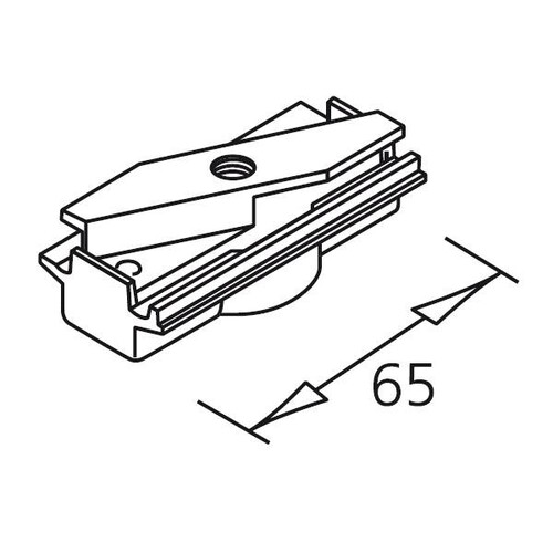 107625 Isoled 3-Phasen Adapter mechanisch, weiß Produktbild Additional View 1 L