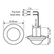 EP10424816 Esylux MD C 360i/24 WAGO WINSTA CodeA Bewegungsmelder mit 360° E Produktbild Additional View 1 S