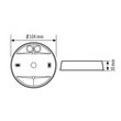 EP10426940 Esylux COMPACT MOUNTING BOX IP54 SM BK Aufputzdose für COMPACT Seri Produktbild Additional View 1 S