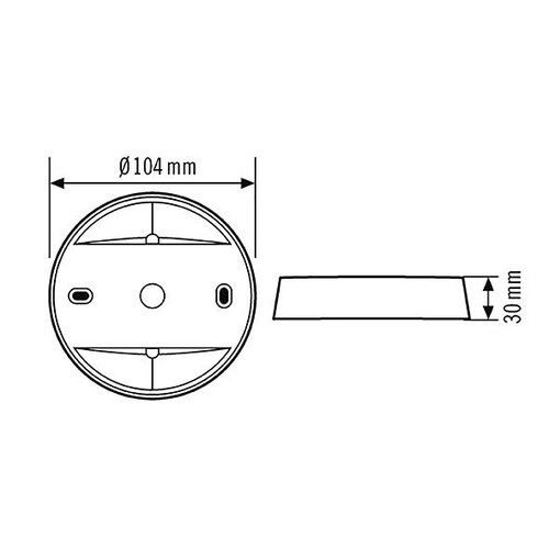 EP10426933 Esylux COMPACT MOUNTING BOX IP20 SM BK Aufputzdose für COMPACT Seri Produktbild Additional View 1 L