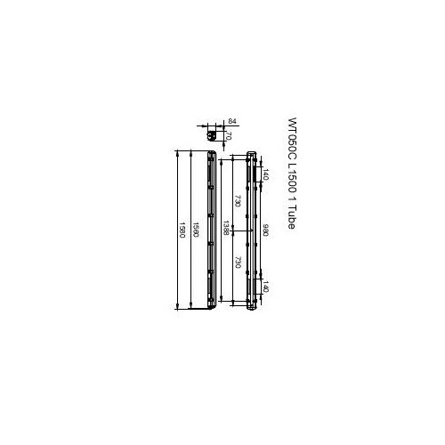 36604399 PhilipsLeuchten WT050C 1xTLED L1500 Produktbild Additional View 1 L