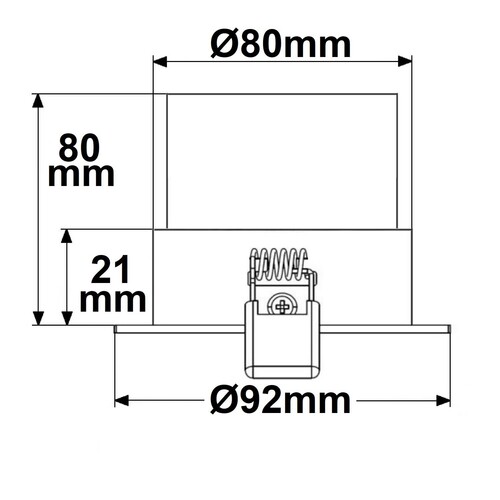 114013 Isoled Einbaurahmen Kombi für GU10/MR16 Produktbild Additional View 1 L