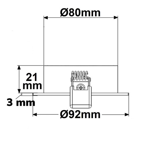 114011 Isoled Einbaurahmen Kombi für GU10/MR16 Produktbild Additional View 1 L