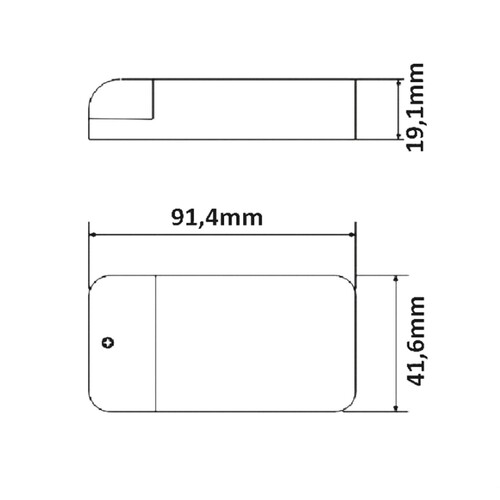 114528 Isoled LED Trafo MiniAMP 12V/DC, 0 30W, 200cm Kabel mit Flachstecker, se Produktbild Additional View 1 L