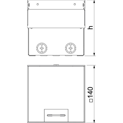 7368326 OBO UDHOME2 GVV Bidebsteckdose 2-fach VDE-Steckdose Produktbild Additional View 1 L