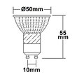 114159 Isoled GU10 LED Strahler 5W, prismatisch, warmweiß, CRI90 Produktbild Additional View 2 S