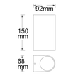 113294 Isoled Wandleuchte Siara Up & Down 2xGU10 Produktbild Additional View 1 S