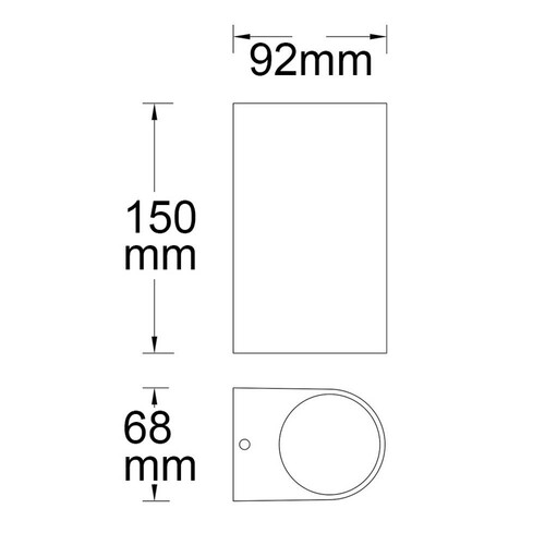 113294 Isoled Wandleuchte Siara Up & Down 2xGU10 Produktbild Additional View 1 L