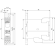 3UG4617-2CR20 Siemens Überwachungsrelais für 3 phasige Netzspannung Phasenausfal Produktbild Additional View 1 S