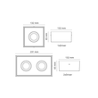 902548 SG Leuchten CUBE LUX 2X weiß 2x7W LED 2700K Produktbild Additional View 1 S