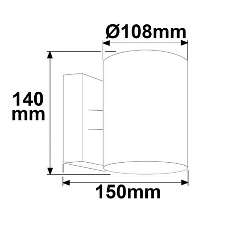 112624 Isoled Wandleuchte Up & Down 2xGX53 Produktbild Additional View 1 L