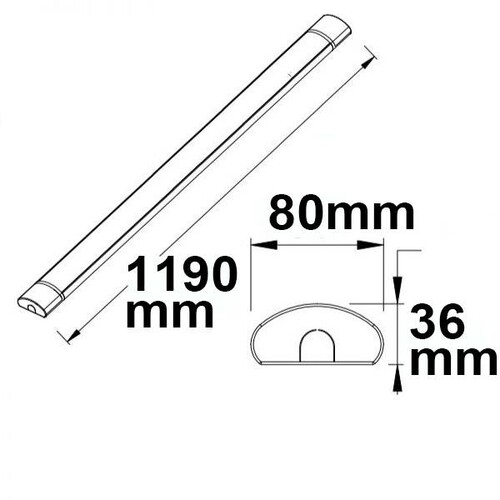 114065 Isoled LED Aufbauleuchte Produktbild Additional View 2 L