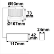 112575 Isoled AR111 30W Produktbild Additional View 1 S