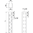 6047602 Obo RKS 605 FT Kabelrinne RKSgelocht60x50x3000Stahltauchfeuerverz Produktbild Additional View 1 S