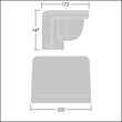 96631792 Thorn RAA L 1L50 830 LV HFX 6K MWA ANT Produktbild Additional View 1 S
