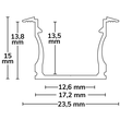 114790 Isoled LED Einbauprofil Produktbild Additional View 1 S