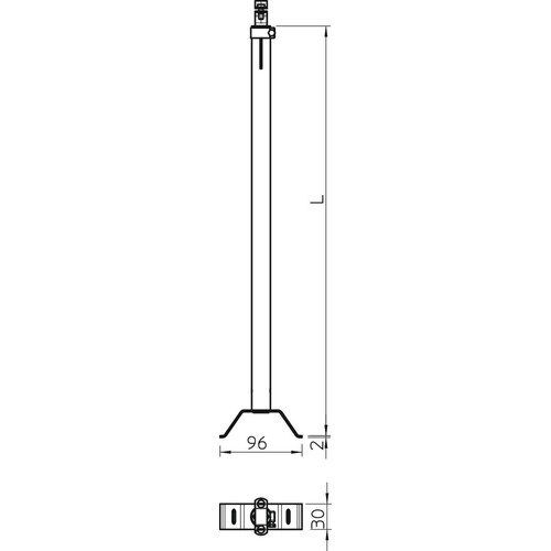 5408849 Obo ISAV1000R Isolierter Abstandhaltervariable Längeneinstellung Produktbild Additional View 1 L