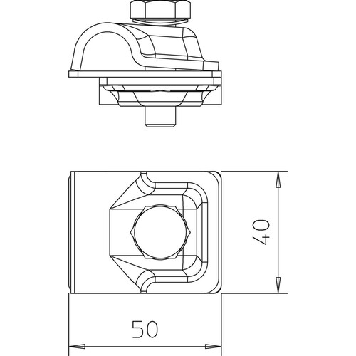 5311590 Obo 249 8 10X16 VA MV-Klemme 10mm/16mm V2A Produktbild Additional View 1 L