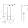 3VA9263-0QC00 Siemens Anschlussverbreiterung frontseitig 3 St Produktbild Additional View 1 S
