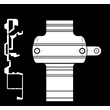 7NG3092-8KA Siemens Hutschienenadapter fuer Kopftransmitter (5 Stueck) Produktbild