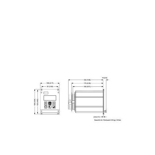 7ME6920-2CA10-1AA0 Siemens Signalumformer MAG 6000, 19 Zoll Einsch Produktbild Additional View 1 L