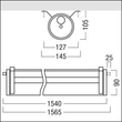 42186488 Zumtobel TUBILUX 5400 840 PM L1540 LDO Rohrleuchte Produktbild Additional View 1 S