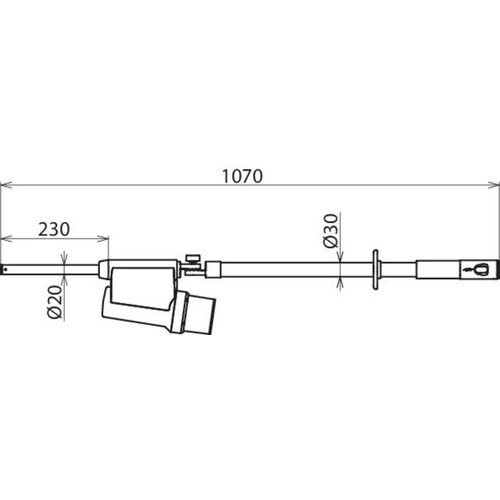 783106 Dehn Spannungsprüfer PHE4 6kV 50 Hz mit Zahnkupplung Kategorie S Produktbild Additional View 2 L