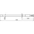 783900 Dehn Isolierstange für PHE4 mit Steckkupplung L 700mm Produktbild Additional View 2 S