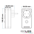 114427 Isoled Sys Pro Funk Mesh-Schuko-Steckdose Produktbild Additional View 1 S