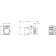 3SU1152-0AB20-1FA0 Siemens Drucktaster, beleuchtet, 22mm, rund, Metall, hochgla Produktbild Additional View 2 S
