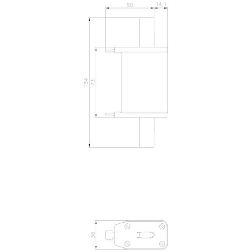 3NA6120-6 Siemens NH Sicherungseinsatz, NH1, In: 50 A, gG, Un AC: 690 V, Un DC: Produktbild Additional View 2 L
